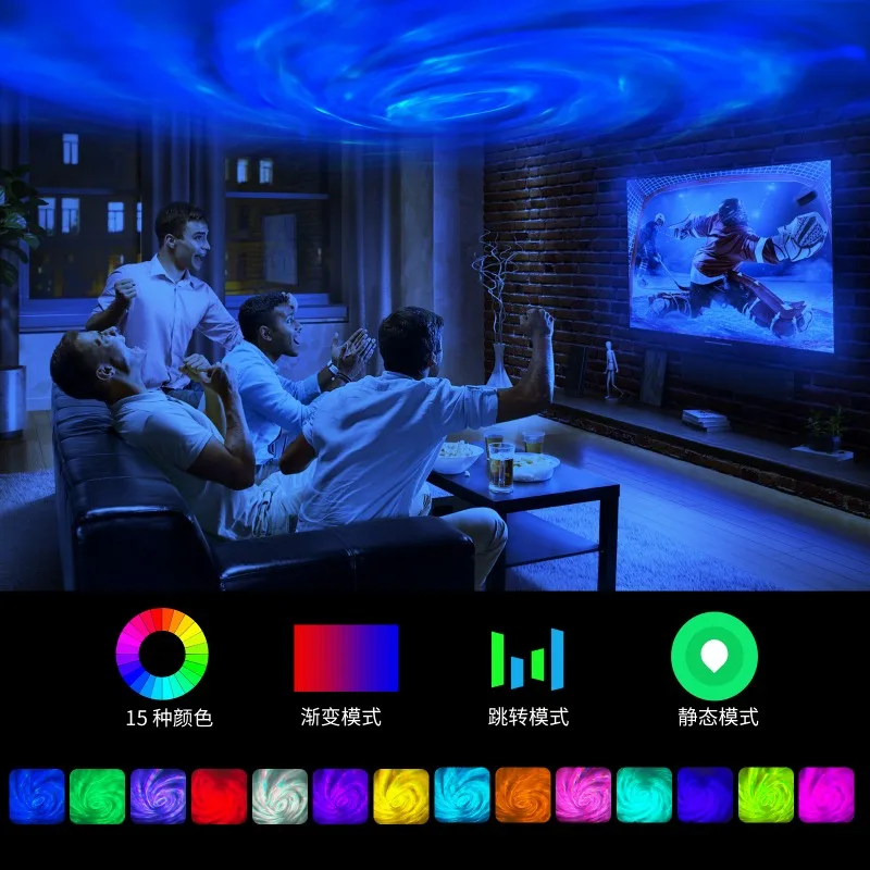 Northern Lights Projection Planet Light Bedroom Children's Room Dynamic Light and Shadow Starry Sky Atmosphere