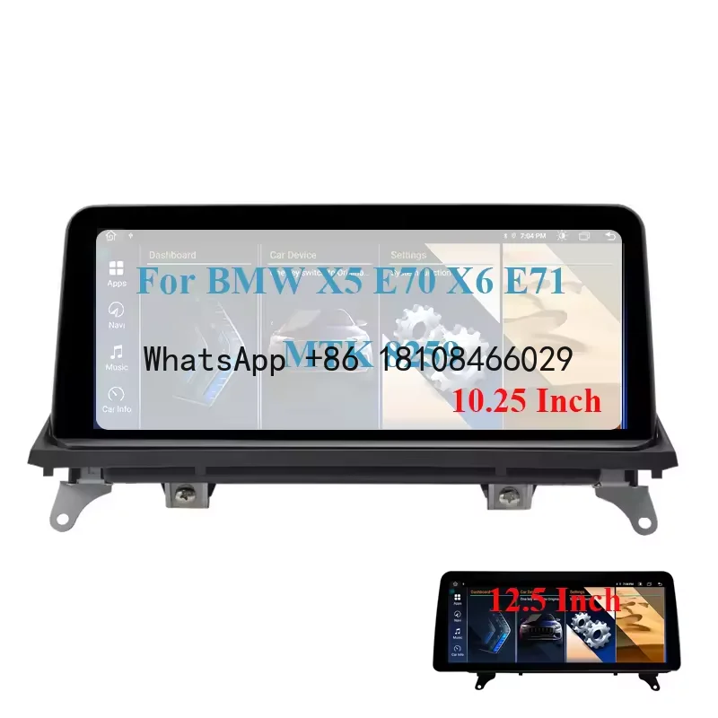 

Android 13 MTK8581 LCD Touch Screen Wireless Carplay BT GPS Navigation Reverse Video Audio Player for BMW X5 X6 E70 E71 F15 F16