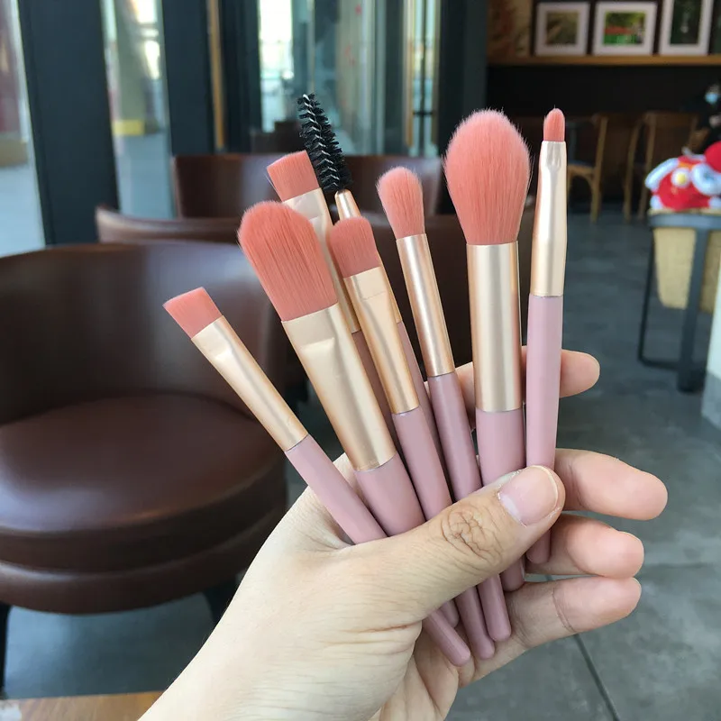 Women Professional Makeup Brush Set Highlighter Eye Shadow Foundation Concealer Blending Brush Beauty Cosmetics Tools