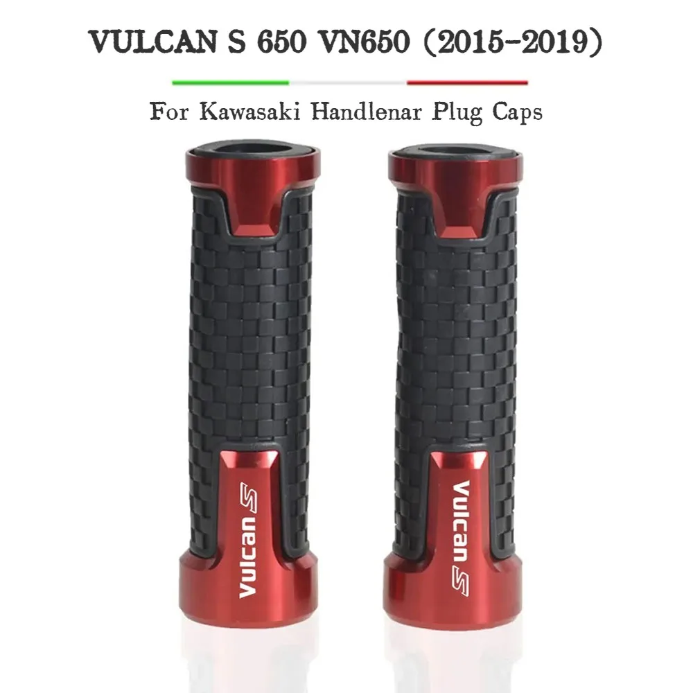 

Motorcycle Handle Grip Handlebar Grips cover For Kawasaki VULCAN S 650 VN650 2015 2016 2017 2018 2019 Accessories