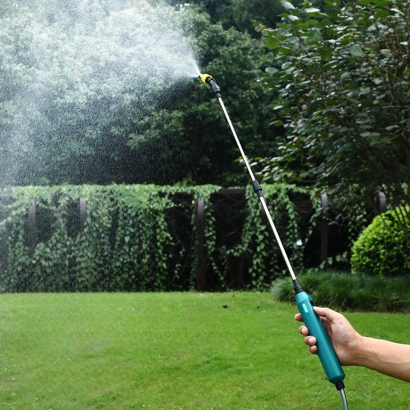 Single shoulder electric spray portable 5L garden flower watering adjustable high-pressure spray can for household use