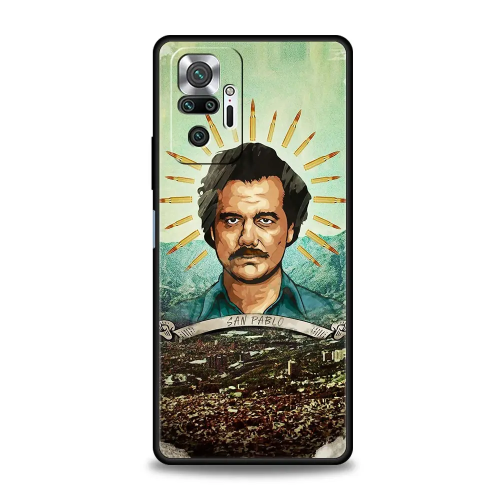 Narcos TV Series Pablo Escobar Phone Case For Xiaomi Redmi Note 13 12 5G 11 10 Pro Plus 4G 9S 9 8 7 9T 13C 10C 9C 9A Soft Cover