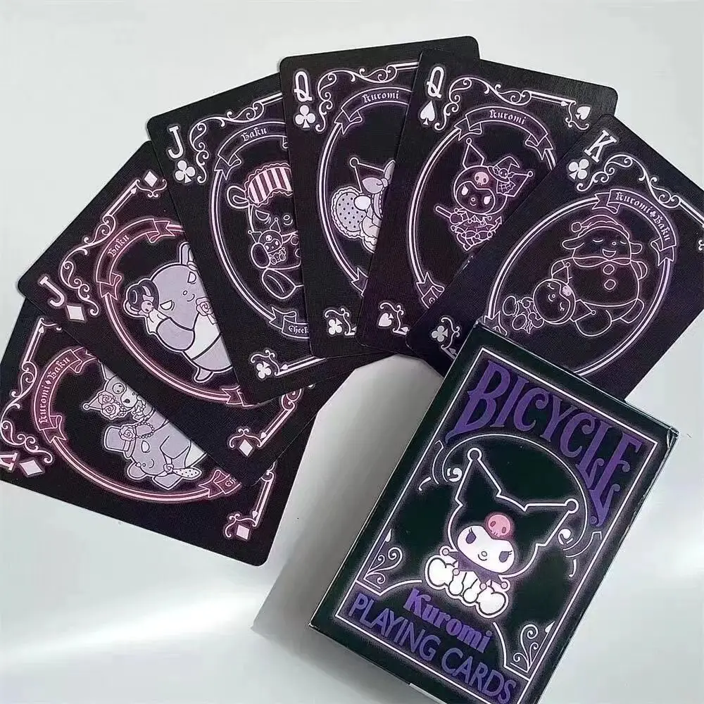 

54pcs Sanrio Kulomi Delicate High Appearance Level Cards Birthday Gift Casual Party Entertainment Limited Edition Playing Cards