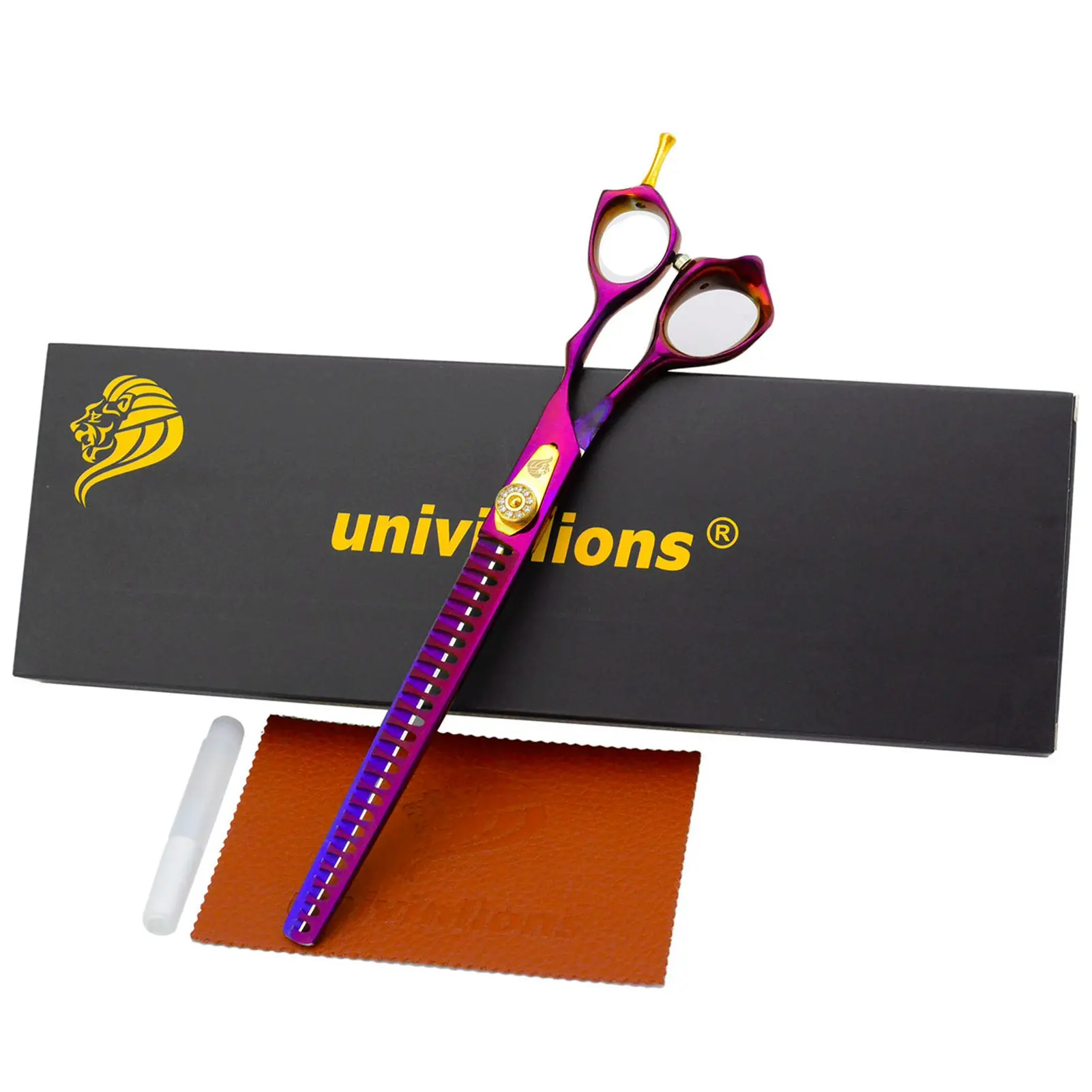 

Univinlions 8 inch Scissors Dog Professional Gromming Scissors Pet Thinning Shears For Home Groomer Tijeras Perro Hair Trimmer