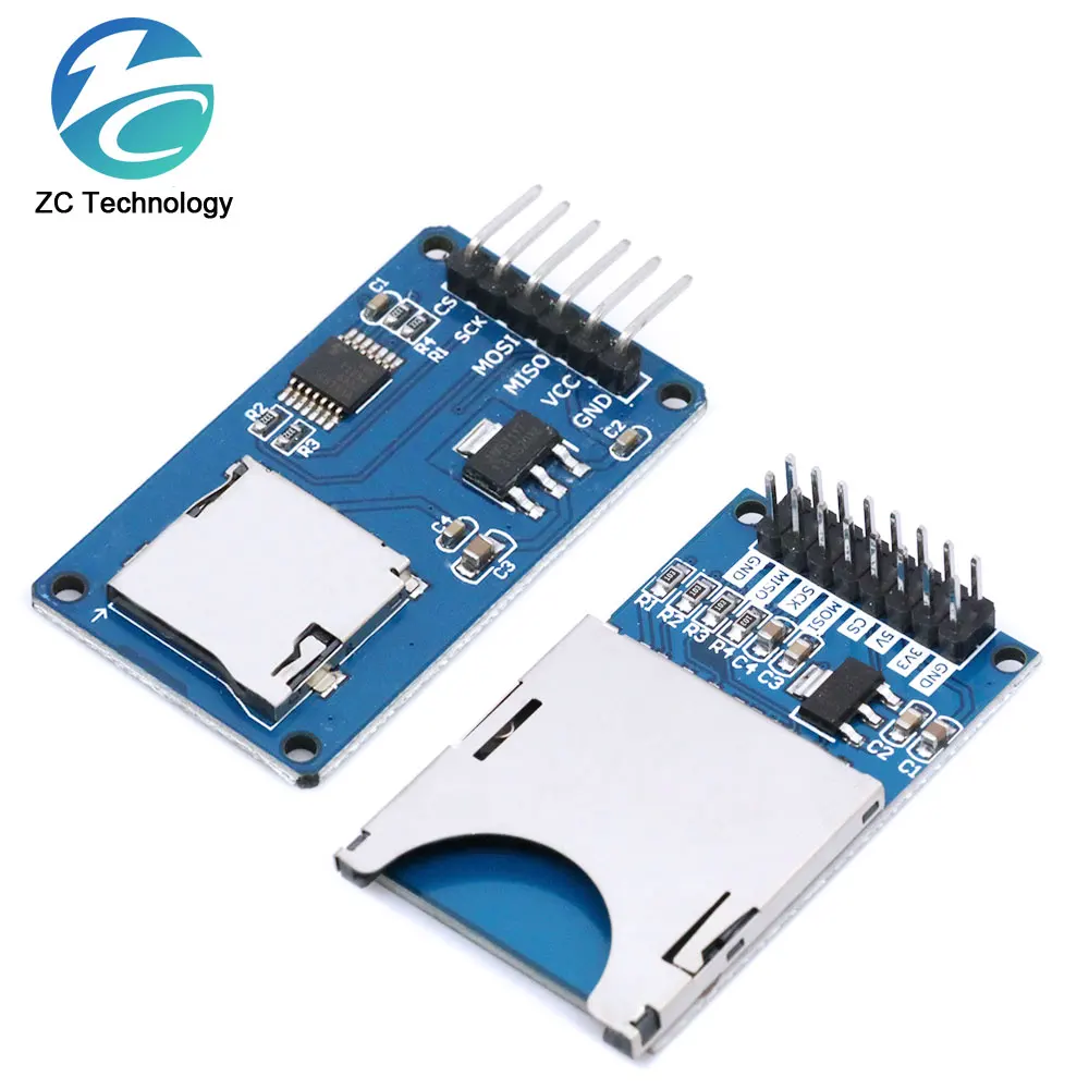 Micro SD Storage Expansion Board Micro SD TF Card Memory Shield Module SPI For Arduino Promotion Mini TF Card Module