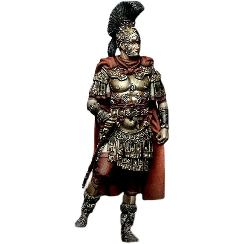 Kit d'assemblage de figurines en résine, échelle 1/24, 75mm, officier militaire romain ancien, non assemblé, non peint, impression 3D, jouet 291