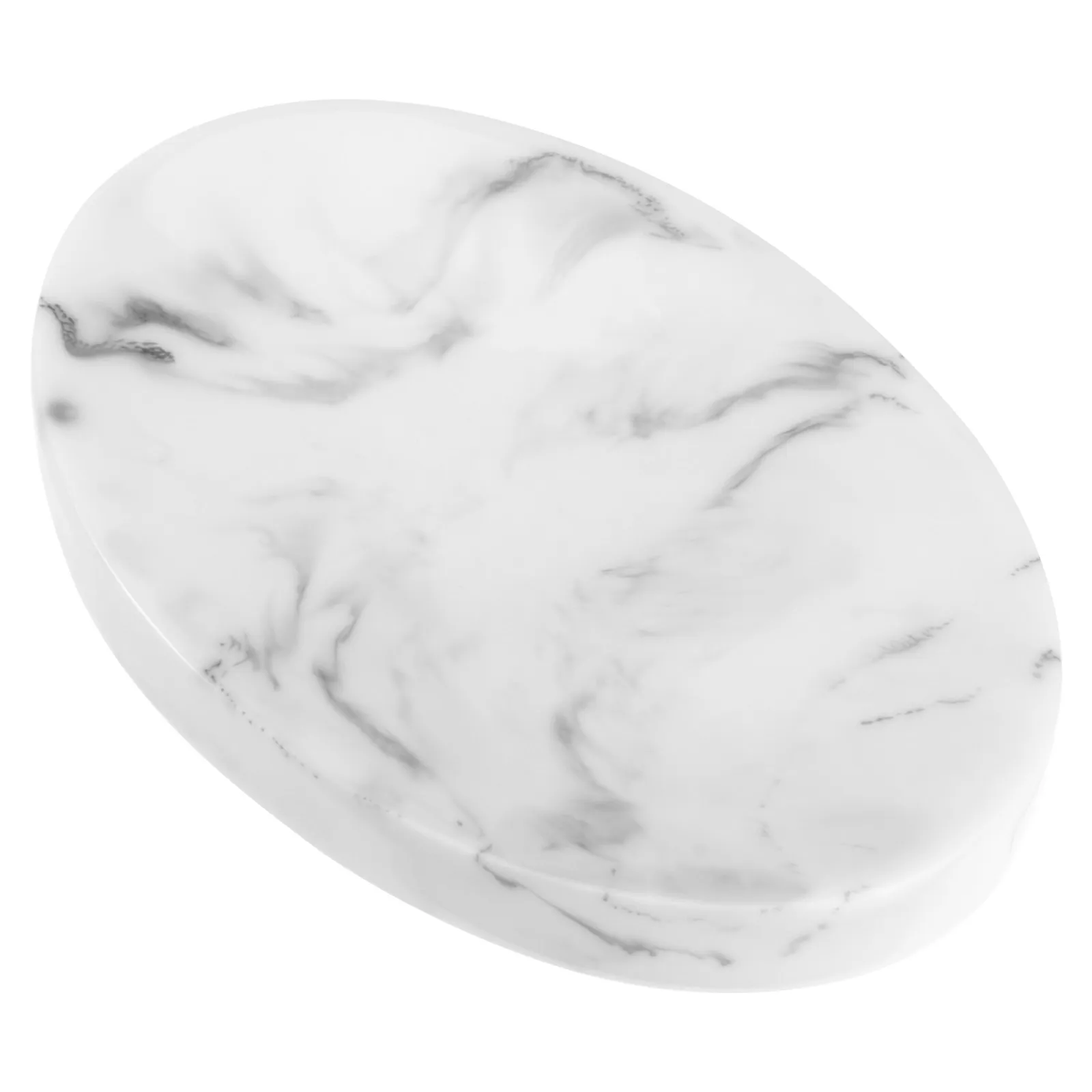 

1 шт. Элитная мыльница под мрамор из высококачественной смолы, влагостойкая, декоративная подставка для мыла для ванной и кухни