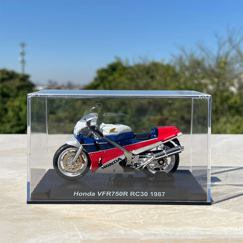 1:24 Scale Honda VFR750 RC30 1987 Motorcycle Simulation Motorcycle Model Static Display Collectible Gift Souvenir Decoration Toy