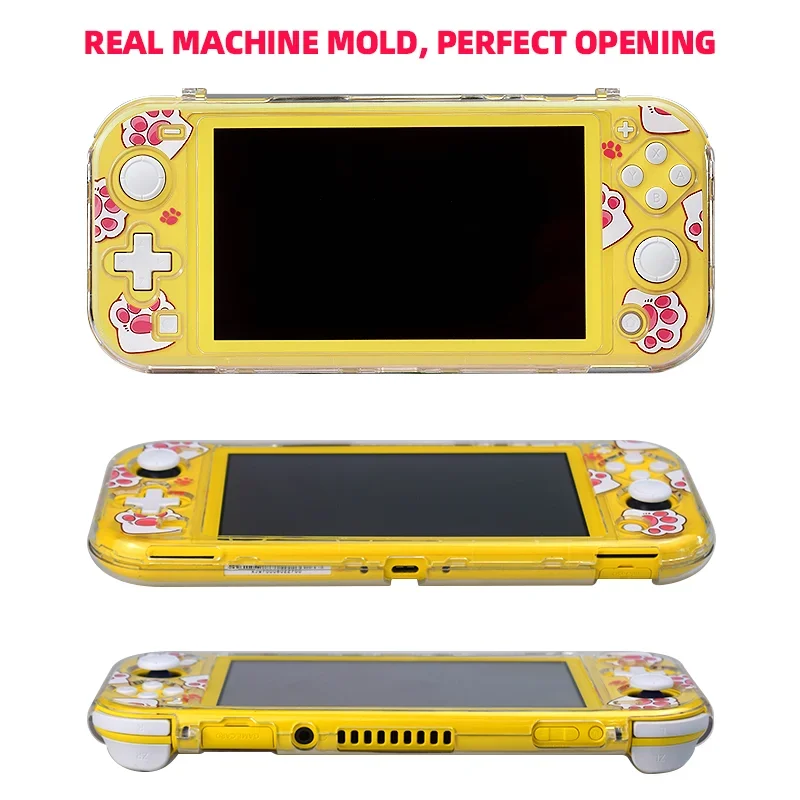 DATA FOG Custodia protettiva rigida trasparente per Switch Lite Design Animal Crossing Kawaii Cute Cover Shell Accessori per console di gioco