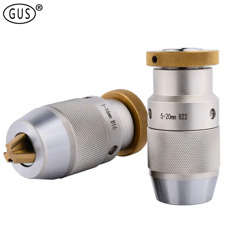 B10 B12 B16 B18 B22 Drill Chuck Lathe tool CNC drill machine milling Keyless Automatic self-tightening taper drill chuck adapter