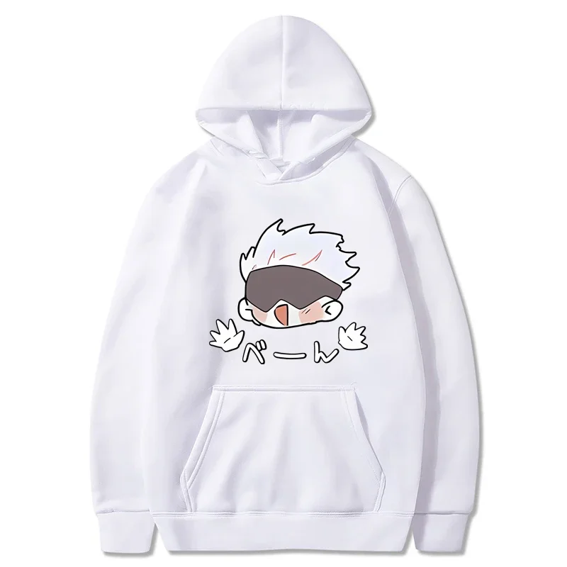 

Anime Jujutsu Kaisen Print Autumn Men/Women Hoodie Long Casual Oversized Pullover Sweatshirt Fashion Tops Unisex Clothing