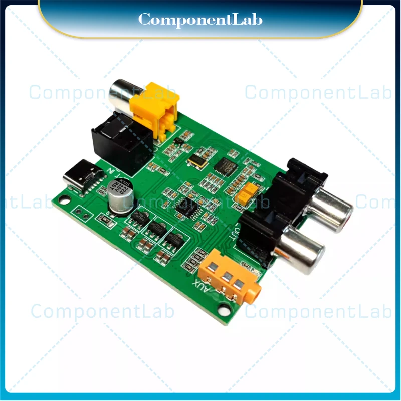 New original ES9018K2M SPDIF I2S DSD fiber coaxial digital audio input DAC decode board analog module demo DEMO module