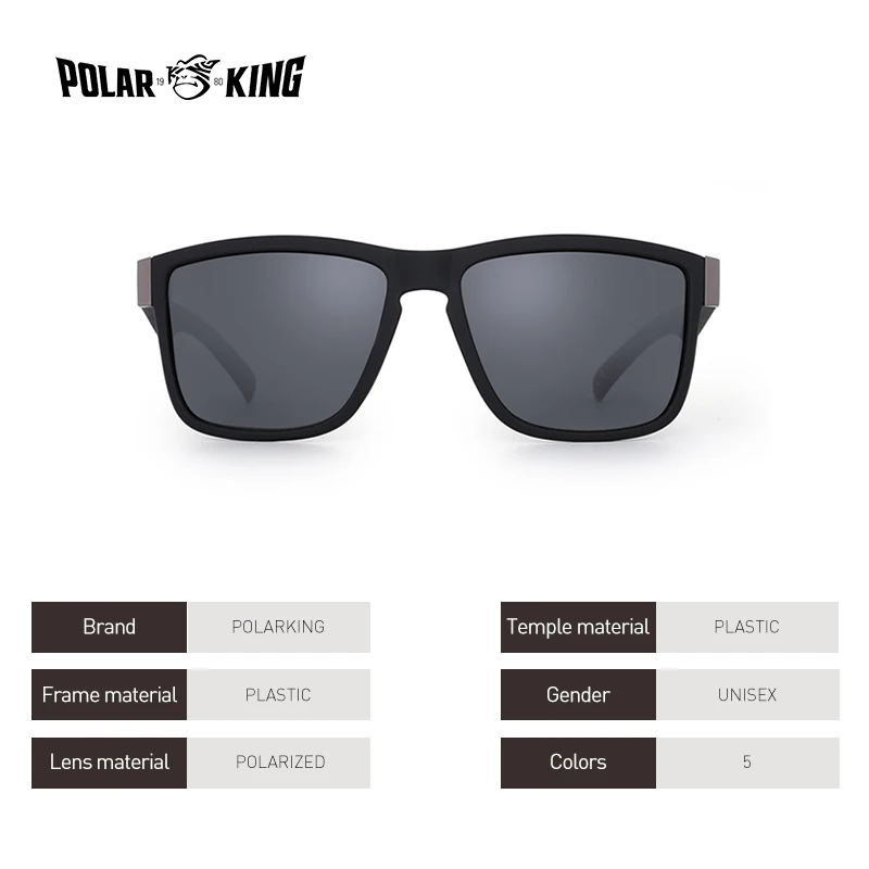 Polarking Sunglasses Polarized Multi Color Frame Men Vintage Classic Brand Sun glasses Lens Driving Eyewear For Men/Women 278