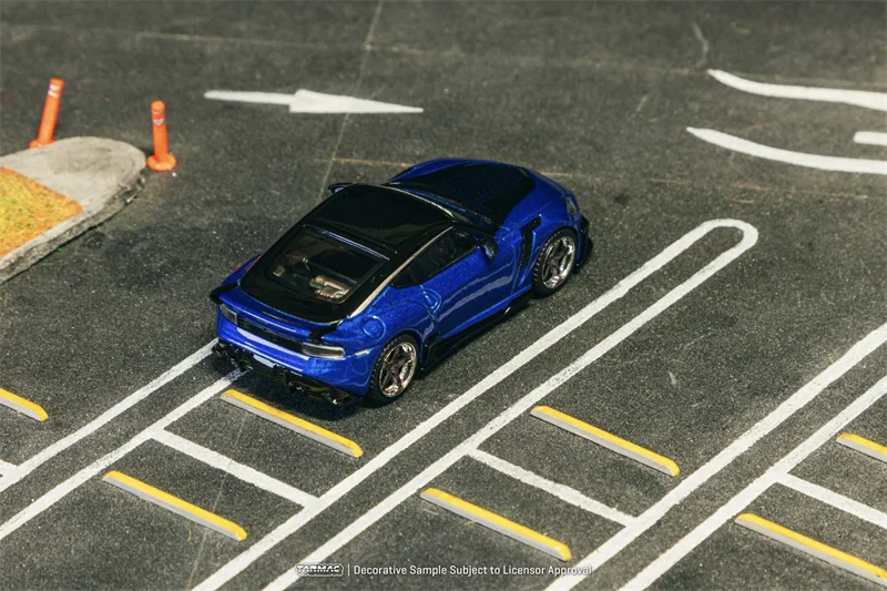 Prévente Tarmac Works 1:64 VeilSide FFZ400 Fairlady Z modèle de véhicule en alliage bleu