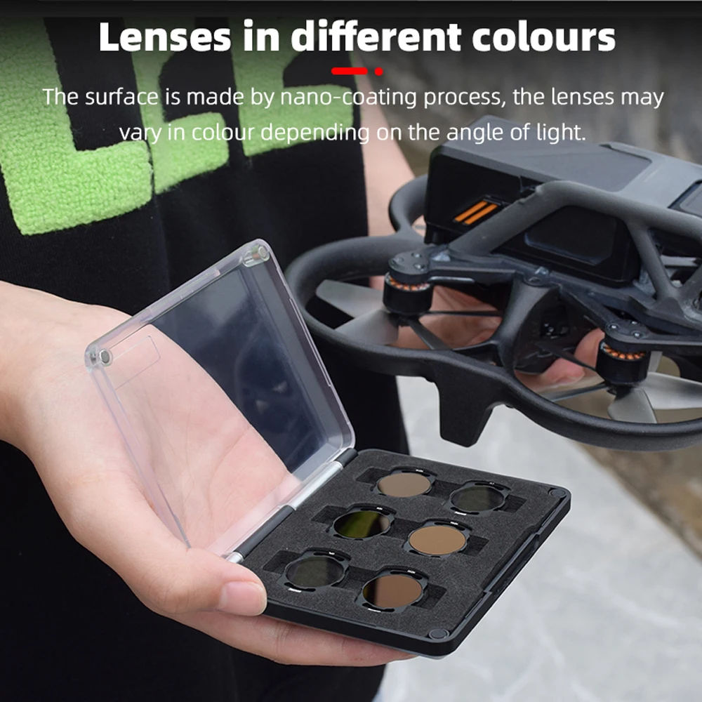 Aluminum Alloy Filter Set for DJI O3 Air Unit Camera Lens Polarizer Optical Glass ND8/16/32/64 CPL For RC DIY Drone Accessoires