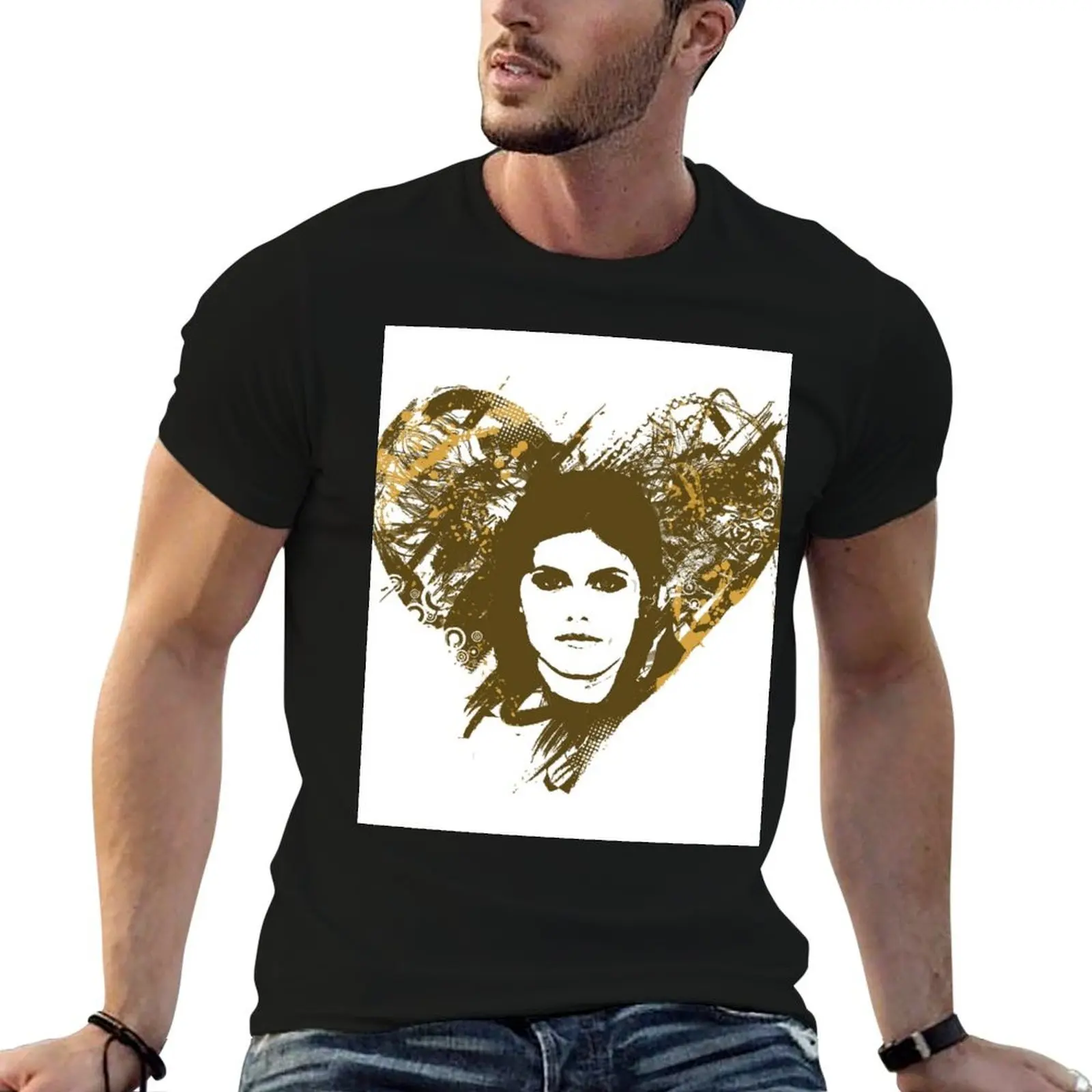 Alexandra Daddario is Love T-Shirt Work Outdoor T-Shirt for Men