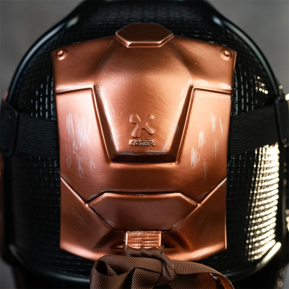 Xcoser Death Stroke Cosplay Mask Helmet Prop Resin Replica for Adult Halloween