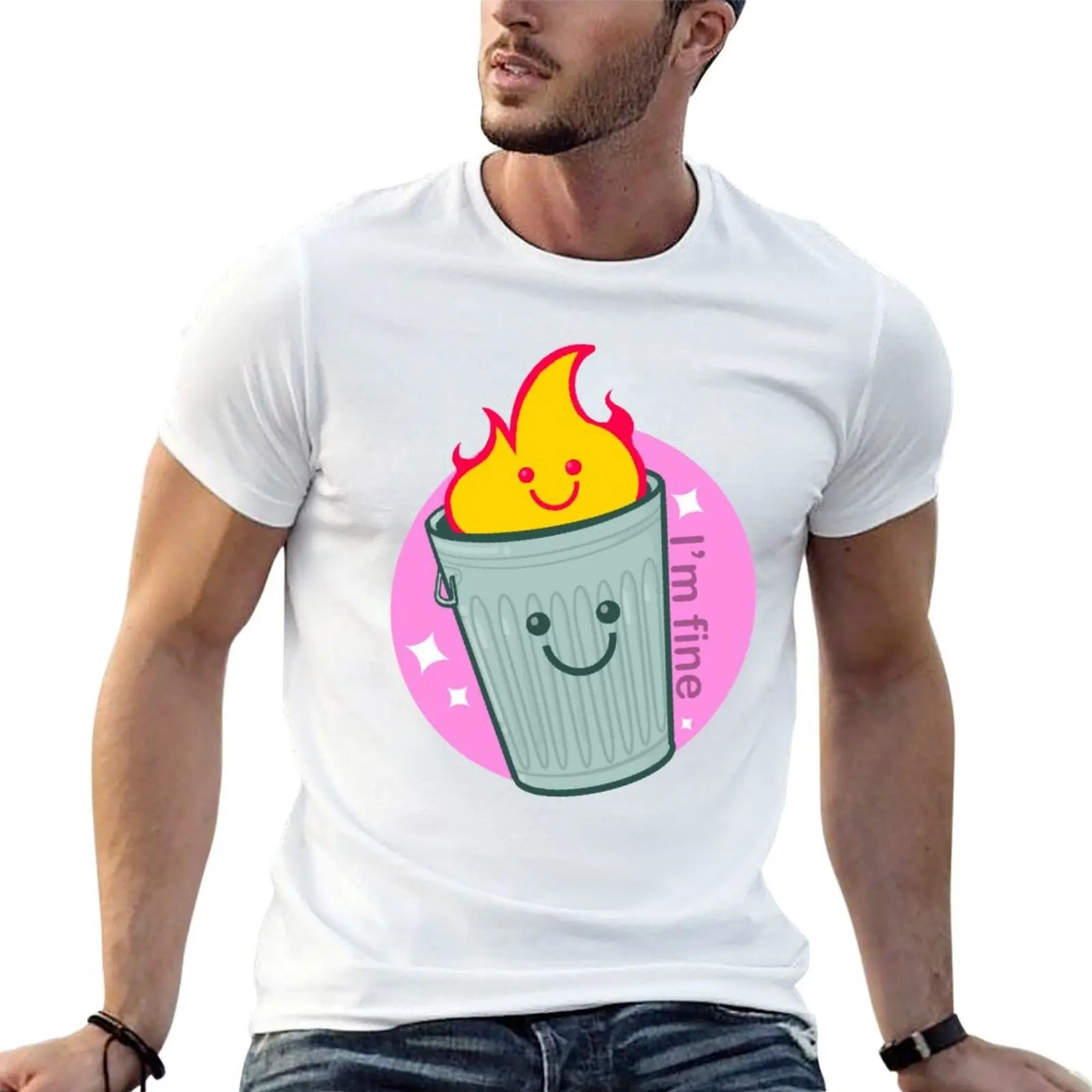

Trash Fire T-Shirt anime t shirts oversize t shirt man luxury T-Shirt