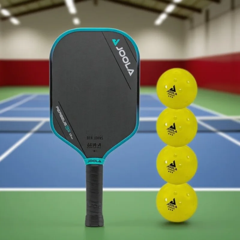 

JOOLA Perseus 3S Pickleball Paddles Raw Carbon Fiber Surface Increased Spin and Control 16mm Training Professional Level Paddle