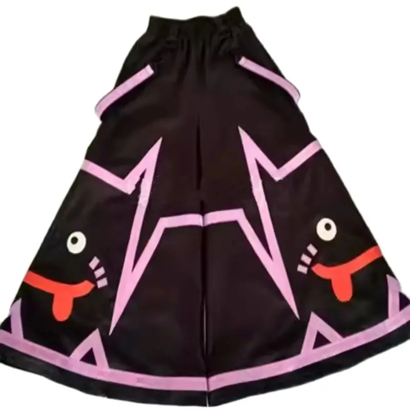 

Ghost Step Dance Pants Cartoon Print Street Cool Night Vision Shuffle Dance Pants Luminous Reflective Dancing Trousers 2025 NEW