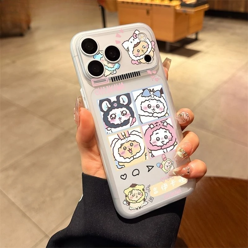 Chiikawa Ultra Thin Protective Case For iPhone 17 16 Pro Max 15 Apple Tablet Cover Shockproof Anime Print Phone & Tablet Shell