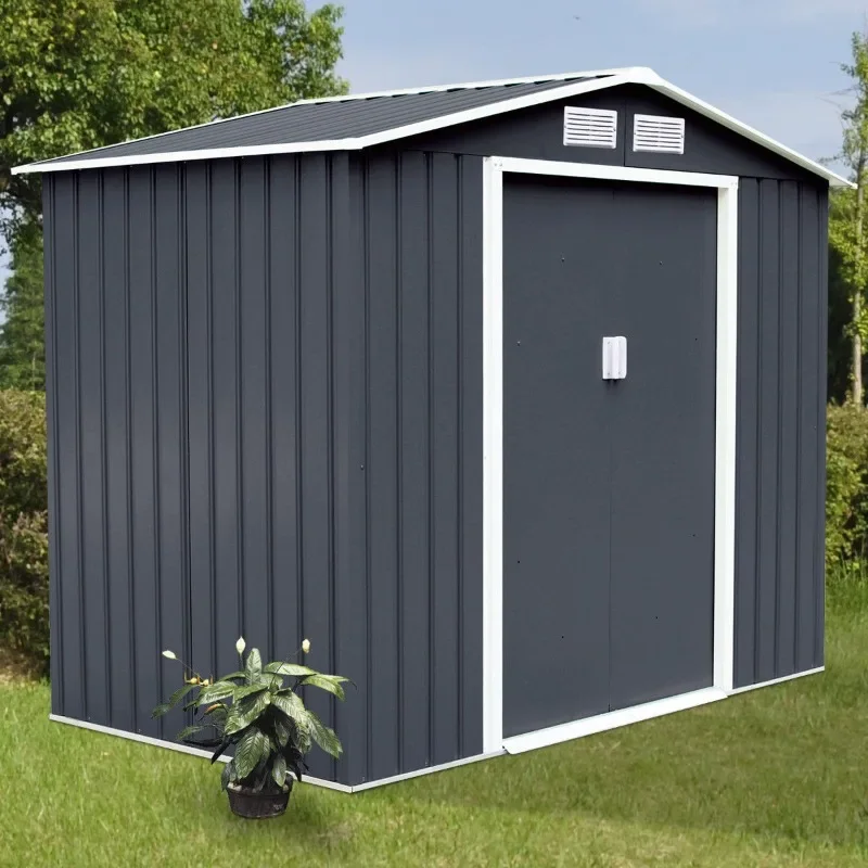 Outdoor Padlockable Steel Storage Shed garden buildings metal shed for garden