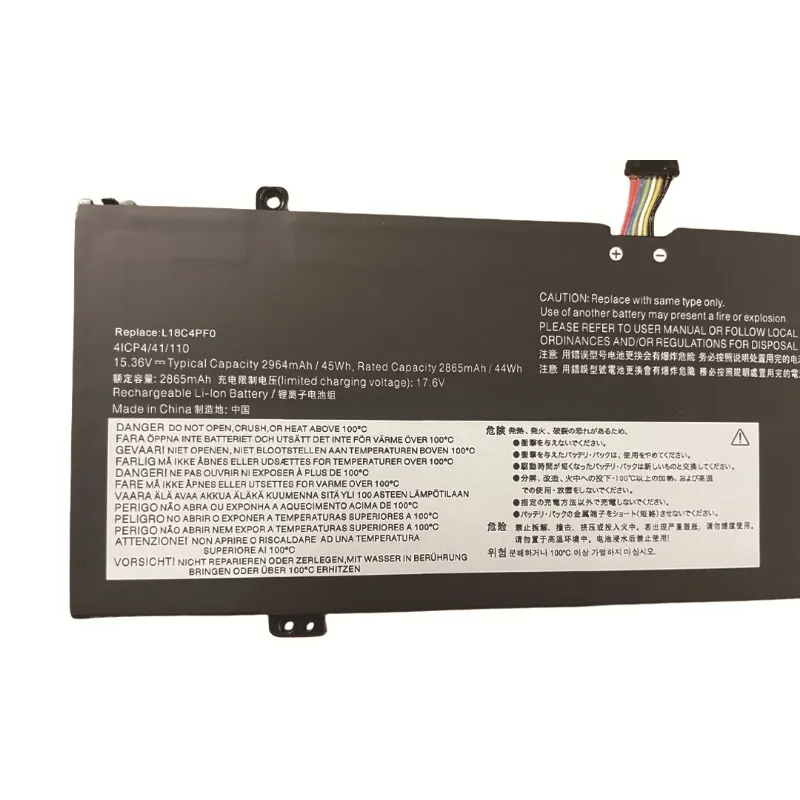 L18C4PF0 for Lenovo Yangtian S540-14-IWL Thinkbook Plus L18M4PF0 L18D4PF0 Laptop Battery High Quality High Capacity Replacement