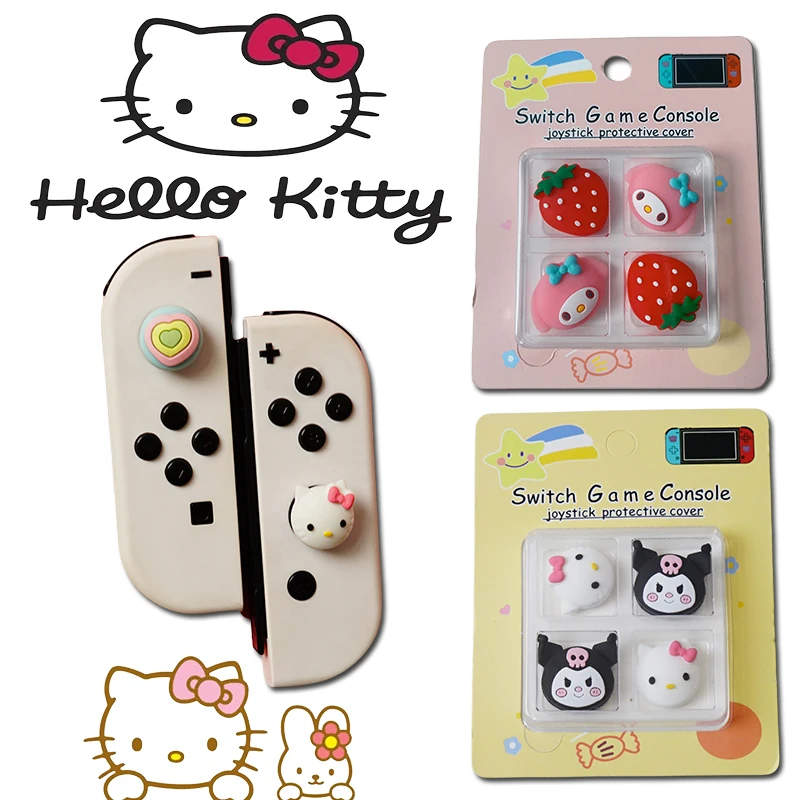 4 шт., защитный джойстик Hello Kitty для Nintendo Switch Lite Oled