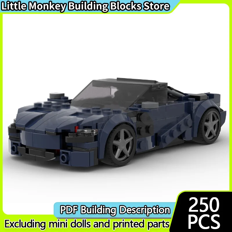 

Speed Racing Car Model MOC Building Bricks 720S Concept Sports Car Modular Technology Children Holiday Gifts Assemble Toys Suit