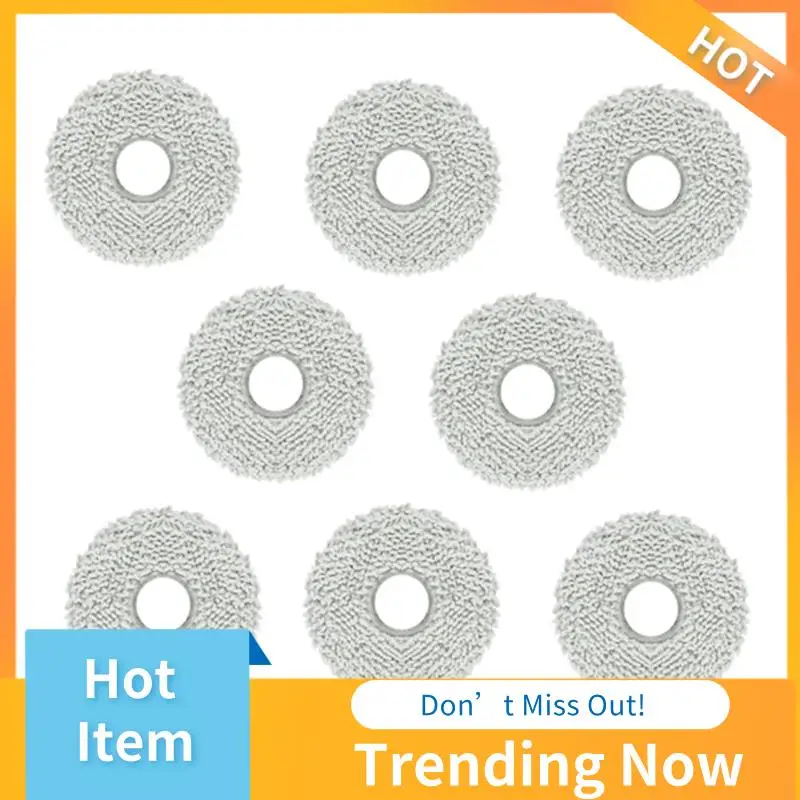 

BBNV-8Pcs For Ecovacs Debot / T20 Pro / X1 OMNI / T10 Omni / Robotic Vacuum Cleaner Mop Cloth Accessory Spare Part