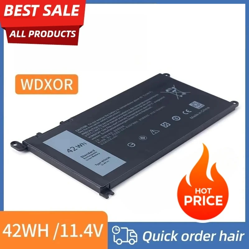 

New WDXOR Battery For Dell Inspiron 7000 15 7560 5538 5567 5568 P61F 14 7460 5468 7569 7472 7570 7560 WDX0R T2JX4 3CRH3