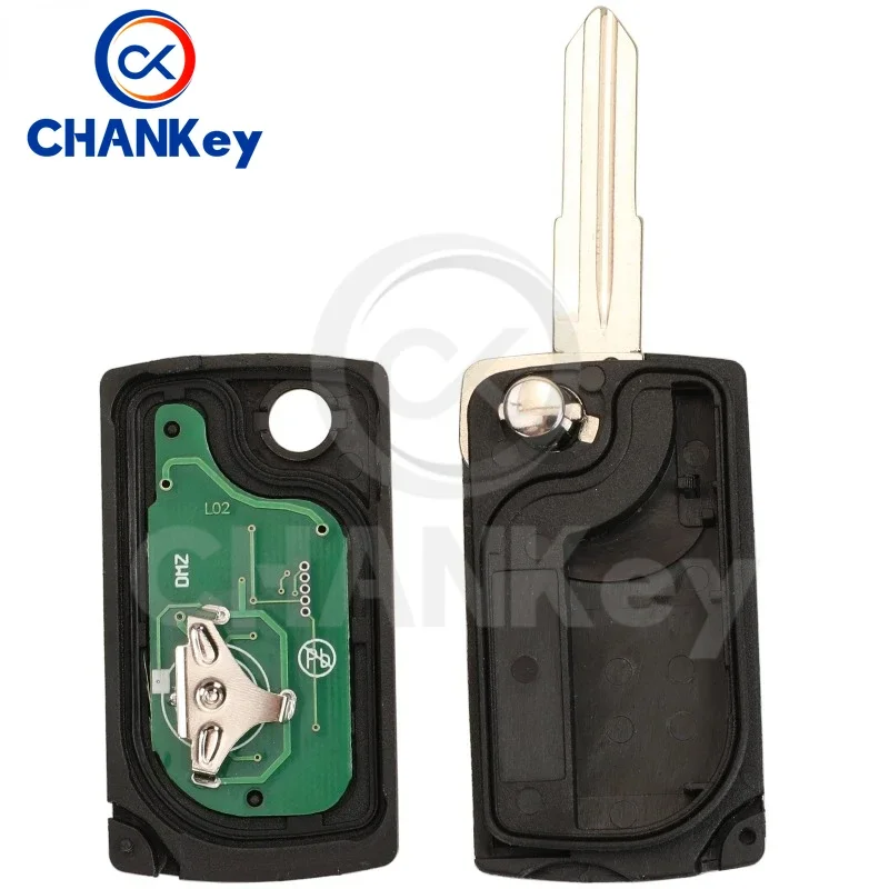 CHANKey 434Mhz ID48 Flip Remote Key For Great Wall Haval Hover H3 H5 3 Buttons Original Factory Keys Fob