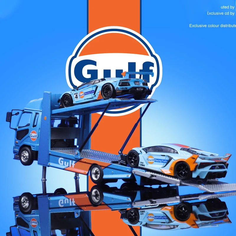 Nouveau en Stock 1:64 Gcd Mitsubishi Fighter Mk2 Gen.2 Rv grue remorque camion modèle alliage Miniature moulé sous pression ornements jouet personnalisé