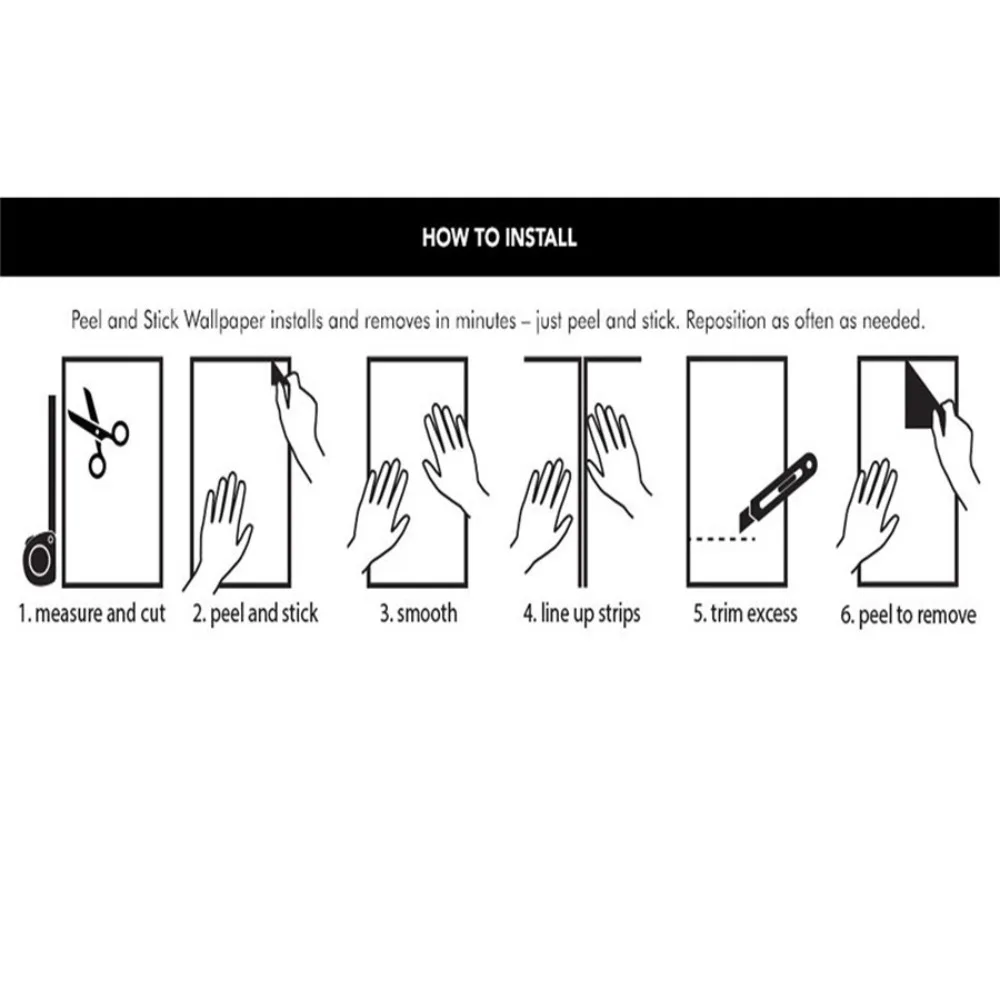 ملصق حائط كلاسيكي ثلاثي الأبعاد من الخيزران مقاوم للماء من مادة PVC ملصق تجديد الأثاث ذاتي اللصق قابل للإزالة #5