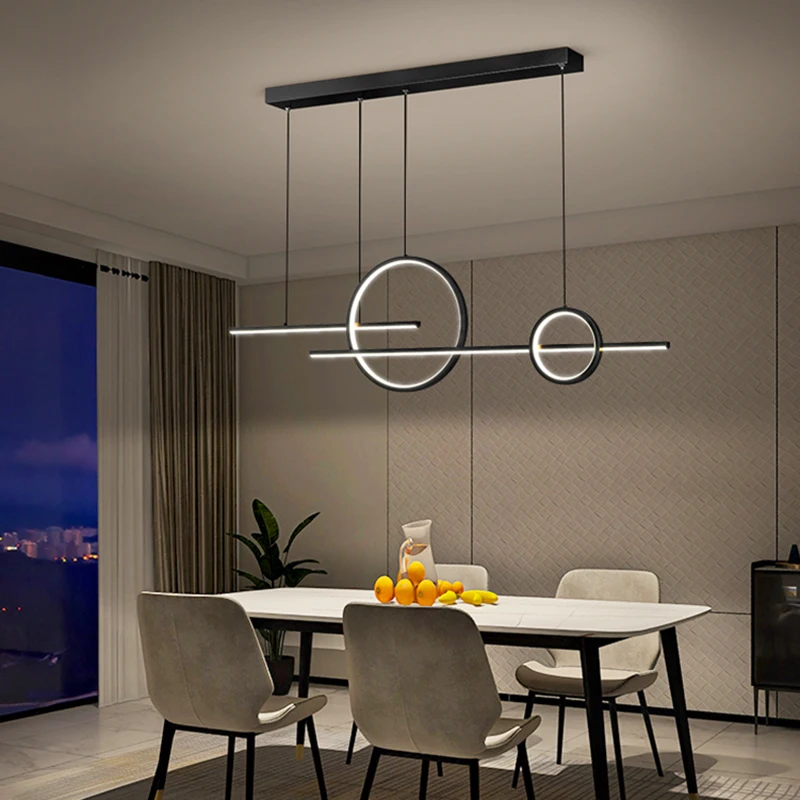 Modern Dining Room Pendant Lights, Iluminação interior Lâmpada do teto, Luz de suspensão, Lustre LED, Decorativo