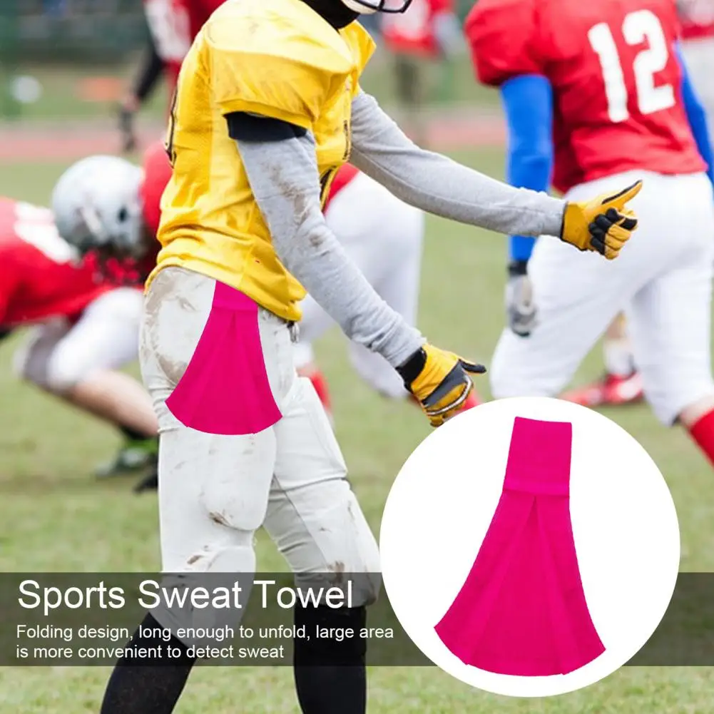 Gym Towel Sports Sweat Towel Portable Football Field Towel With Hook Loop Fastener For Gym Golf Fitness Super For Active 헬스장 수건