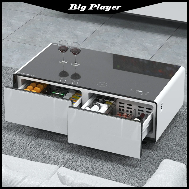 Smart Refrigerator Coffee Table Convertible Coffee Table Refrigerator Household