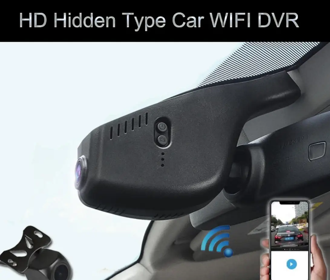 4K Plug And Play For Jaguar XEL XEF XE XF F-PACE 2021 Car Wifi DVR Driving Video Recorder Dash Camera Black Box