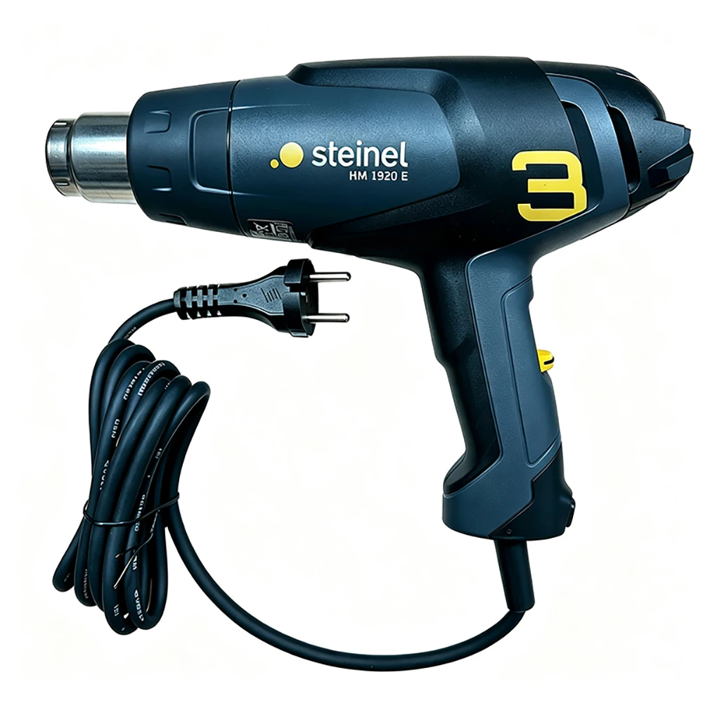 STEINEL HM-1920E Hot Air Gun 2000W with 9 Temperature Control 3 Speed Settings 80-600℃ for Craft Shrinking Paint Removing DIY