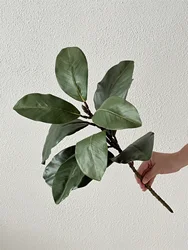 Large imitation Magnolia denudata rubber leaf imitation magnolia branches handmade 50cm artificial plants