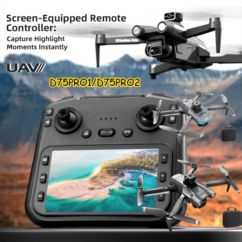 

D75PRO1/2 Skyhawk class unmanned aerial vehicle GPS brushless obstacle avoidance electrically adjustable dualcamera optical flow