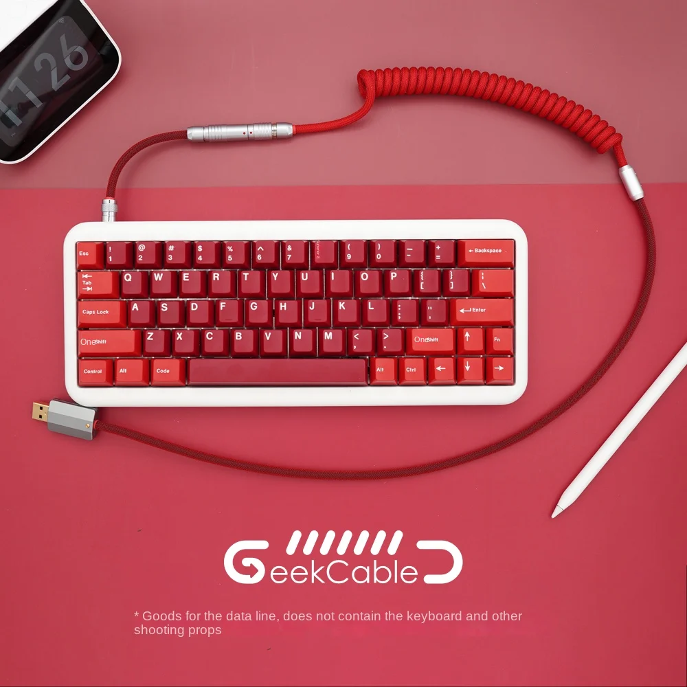 

GeekBable handmade customized computer mechanical keyboard, aviation plug data cable, GMK theme SP keycap cable, ham