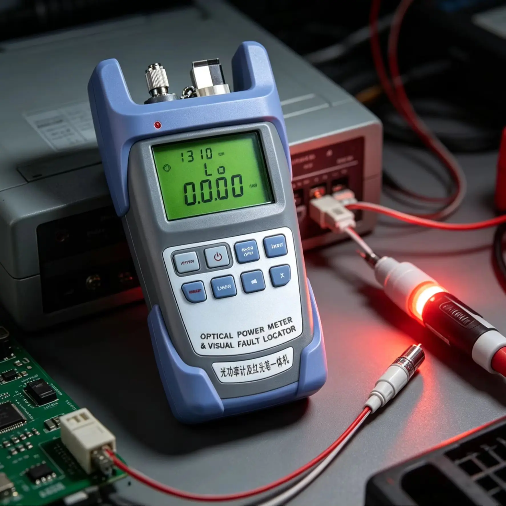 aua-9a-高精度光ファイバーパワーメーターと可視光源故障検出器の2-in-1
