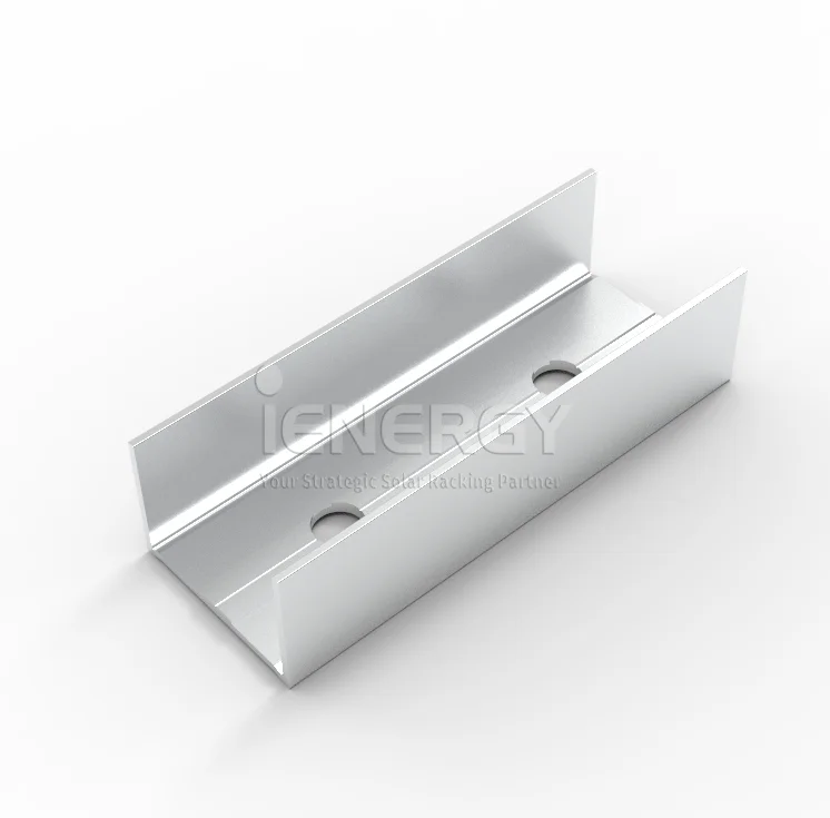 PV Edge Fixing Connector Clamp, universal solar spare parts, applicable for metal, tile and flat roof rooftop photovoltaic panel