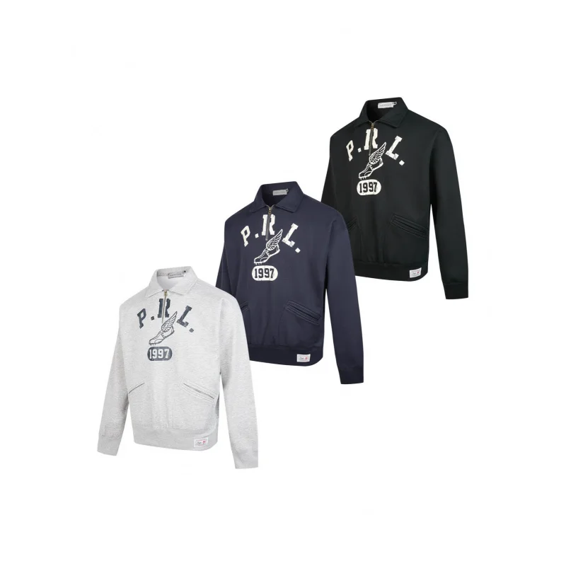 

EME американский ретро пуловер на молнии, толстовка для пригородных поездок, повседневная куртка в стиле старых денег, студенческая куртка с буквенным принтом для мужчин и женщин