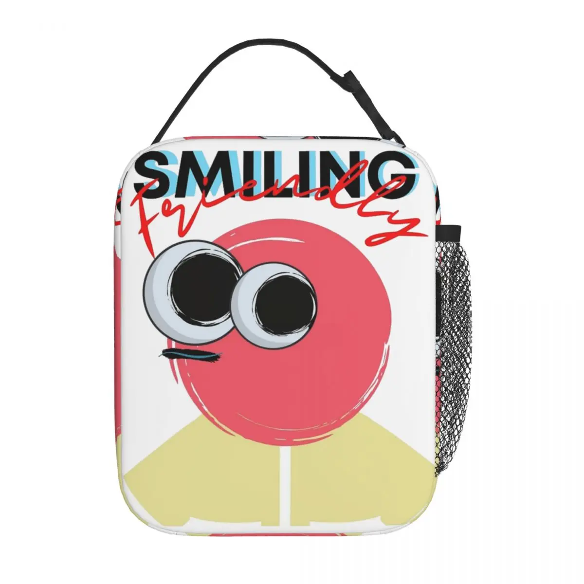 

Smiling Friends Gleb Cartoon Accessories Insulated Lunch Bag For Office Animated Shows Food Box Reusable Thermal Lunch Boxes