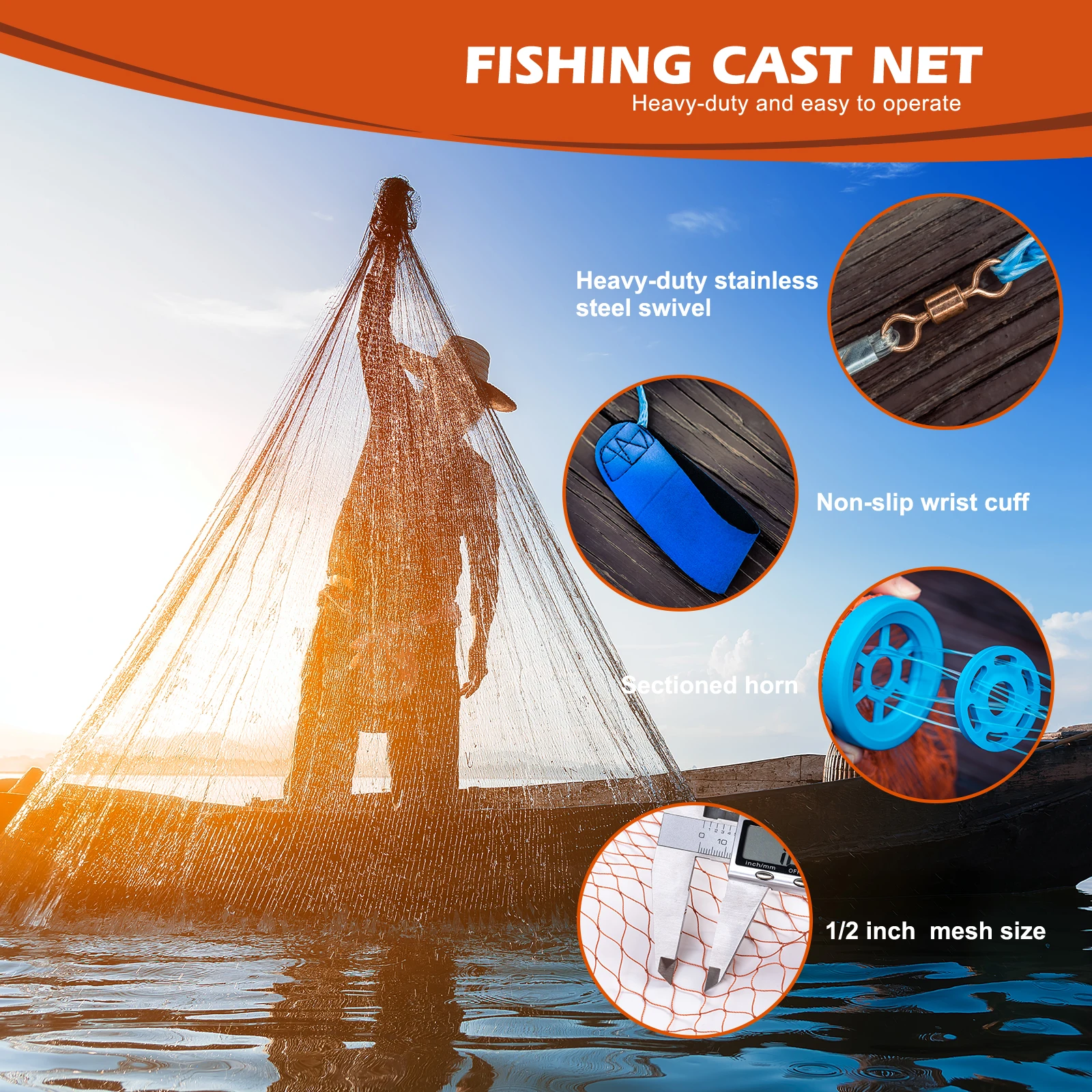 goture-fast-sinking-cast-net12-19cm-mesh-durable-heavy-duty-fishing-throw-net-bait-fishfor-saltwater-freshwater-fishing