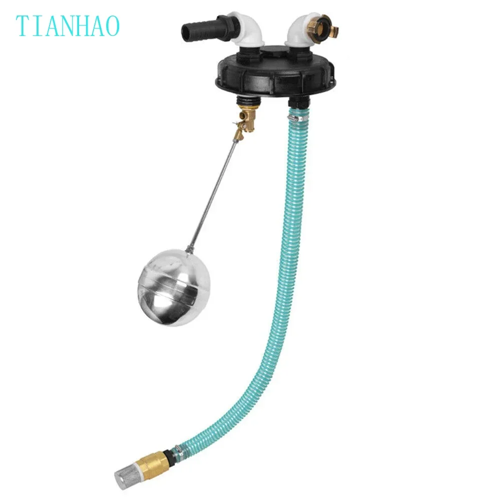 درج IBC غطاء DN150 لخزانات المياه ومياه الأمطار سطل IBC طن غطاء دلو إمدادات تخزين المياه في الحديقة