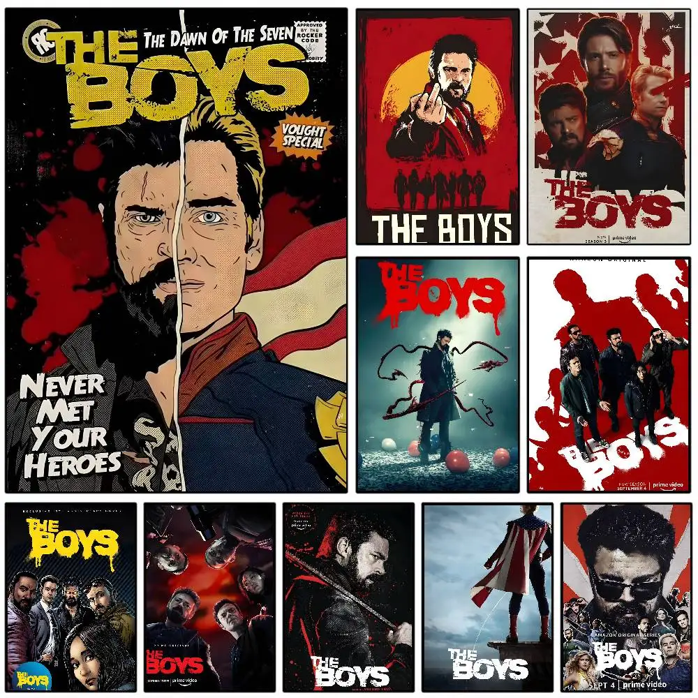 TV Show The Boys Poster Art With Prints Home Bedroom Living Room Decoration Gift