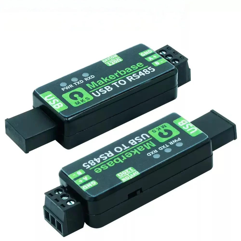 Makerbase USB to RS485 Adapter FT232RL USB Serial Converter Module RS485 Modbus Communication Tool